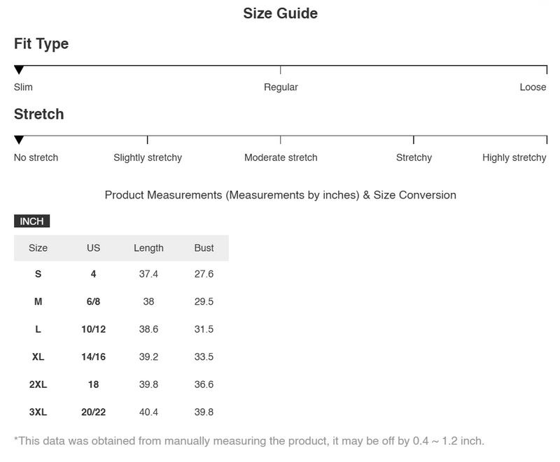 Size Chart for Rosalie | Full Size Floral Ruffle Hem Smocked Dress with Pockets