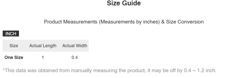 Size Chart for Lina | Stainless Steel Oval Drop Earrings