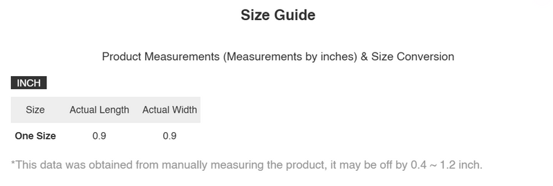 Size Chart for Maya | Classic Gold-Plated Brass Huggie Earrings